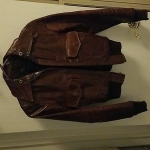 Golden Bear Small Brown Leather Jacket